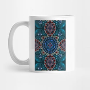 Dot painting meets mandalas 16-1 Mug